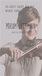 Mobile Screenshot of miriamerttmann.de